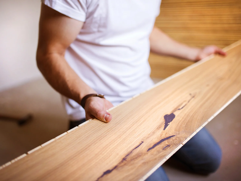 Installing Hardwood Flooring in West Richmond, IN | Richmond Carpet Outlet